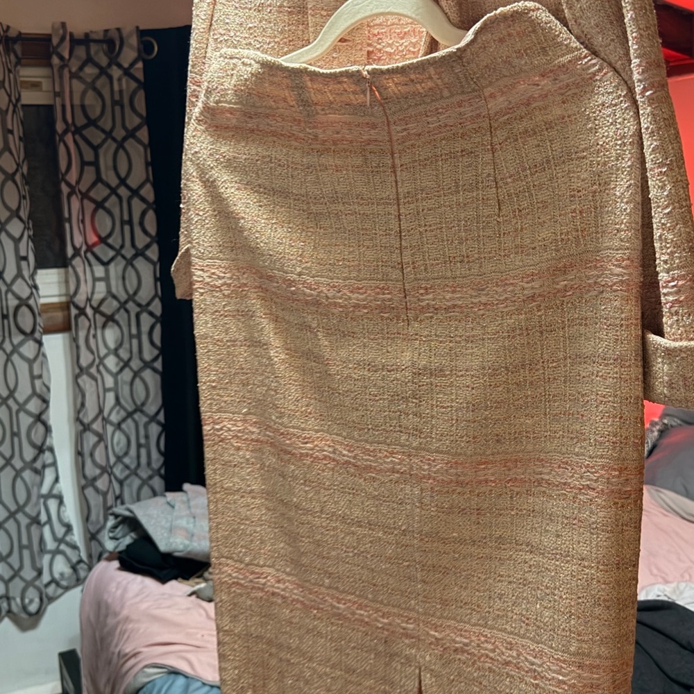 St. John Blush Multi Skirt Set